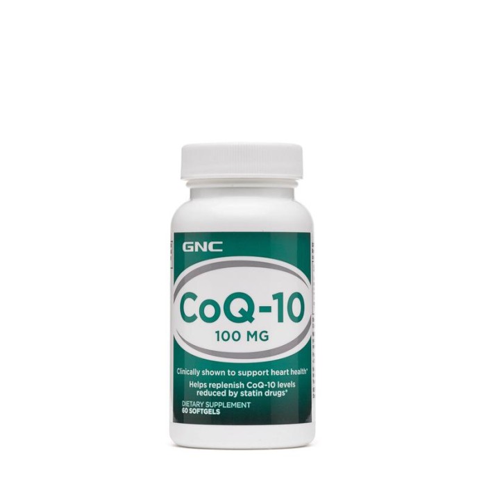 Coenzima Q-10 100 mg (30 capsule), GNC