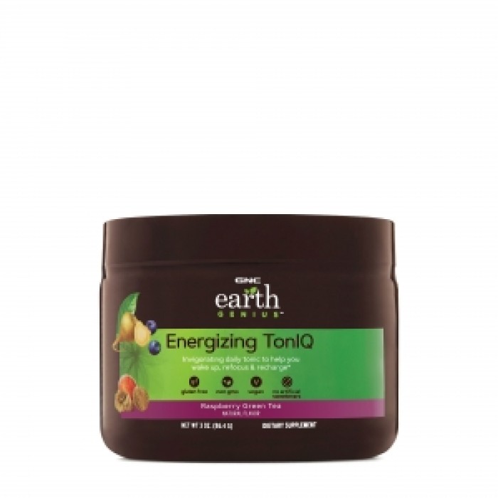 Energizing toniq cu aroma de zmeura si ceai verde (86.4 grame), GNC EARTH GENIUS