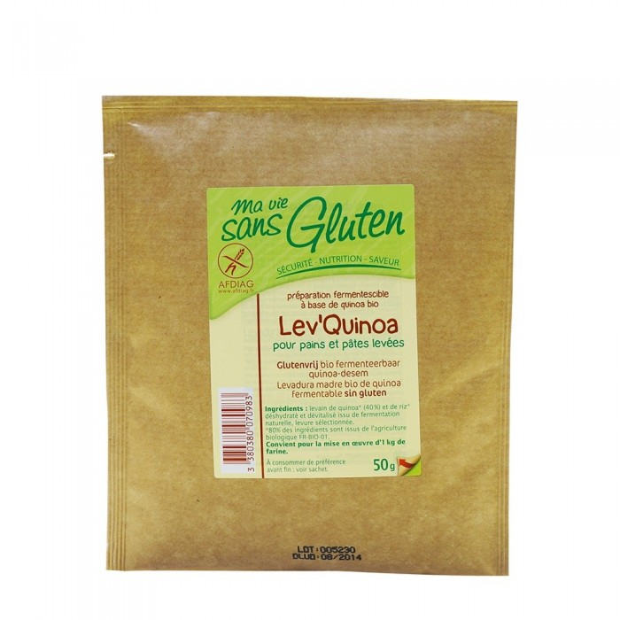 Drojdie maia de quinoa fara gluten (50g), Ma vie sans gluten