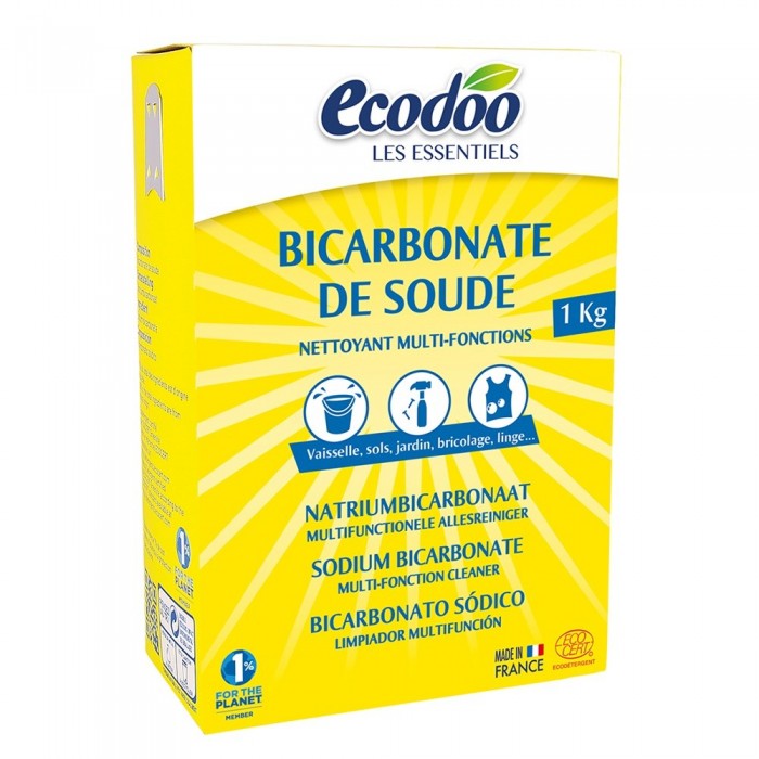 Bicarbonat de sodiu pentru menaj (1kg), Ecodoo