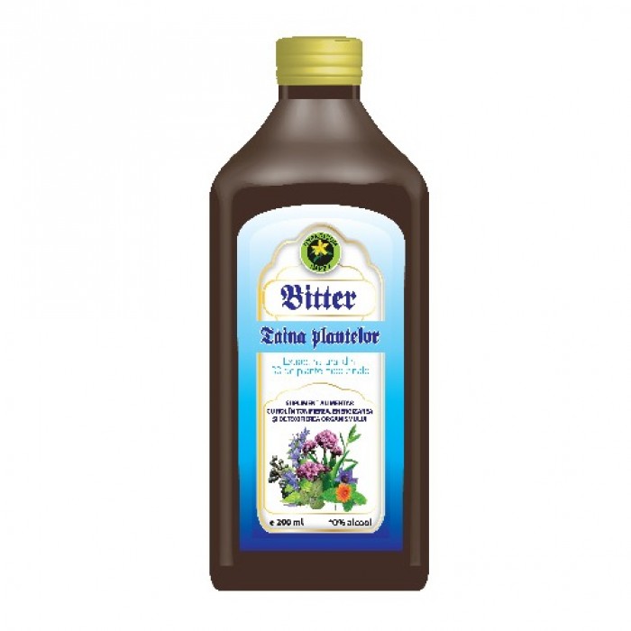 Bitter Taina Plantelor fara alcool (200 ml), Hypericum