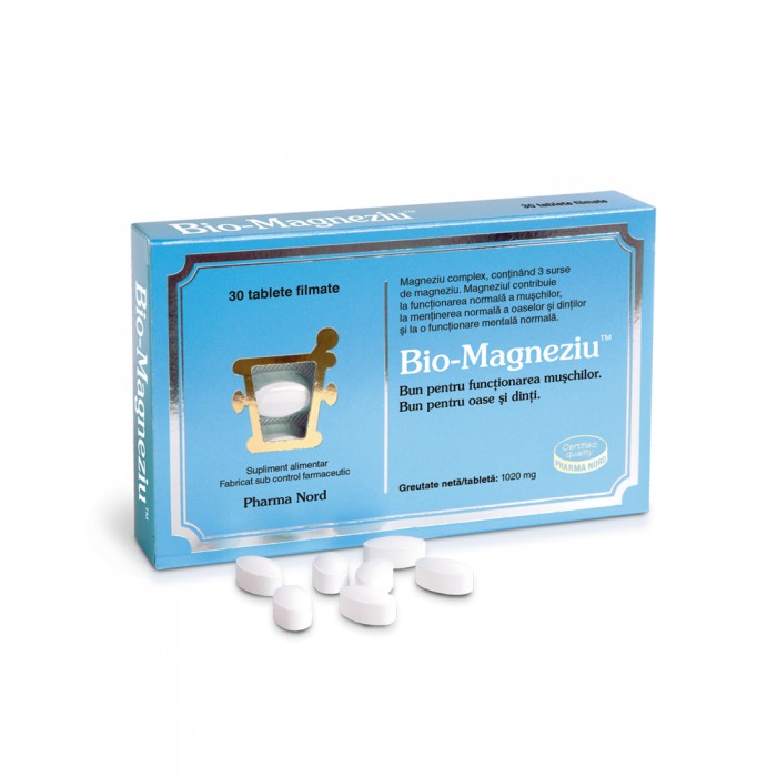 Bio-Magneziu (30 tablete), Pharma Nord