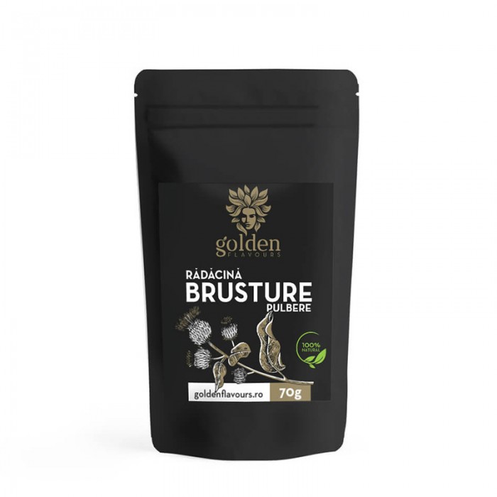 Brusture pulbere 100% naturala (70 grame), Golden Flavours