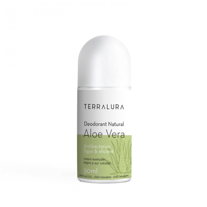 Deodorant Roll-on Natural Aloe Vera (50 ml), Terralura