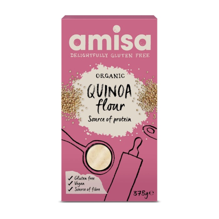 Faina de quinoa fara gluten eco (375 grame), Amisa