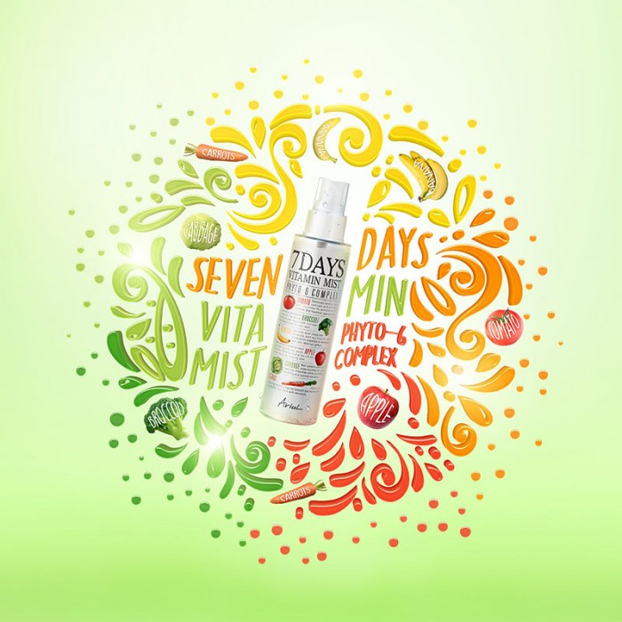 Spray de fata 7Days Vitamin Mist - vitaminizarea si mineralizarea tenului (150 ml), Ariul