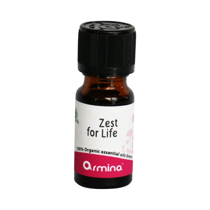 Blend din uleiuri esentiale Zest For Life pentru difuzer bio (10 ml), Armina