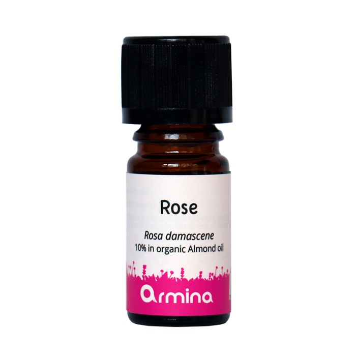 Ulei esential de trandafir 5% in ulei de migdale bio (5 ml), Armina