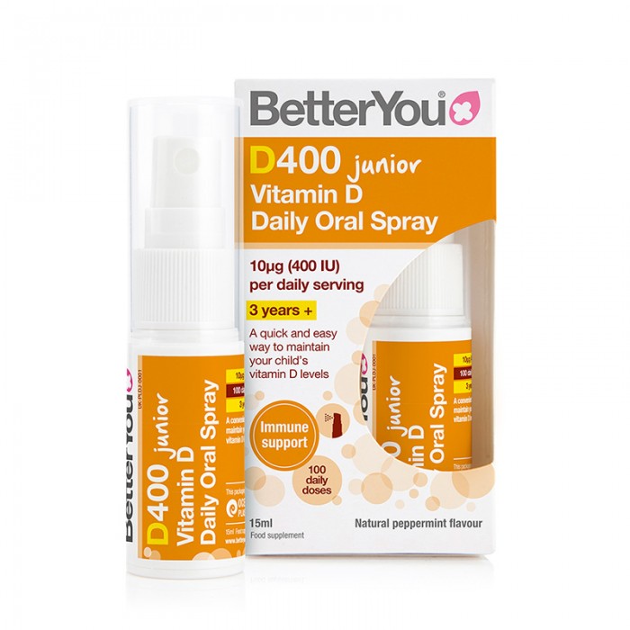 D400 Junior Vitamin D Oral Spray (15 ml), BetterYou