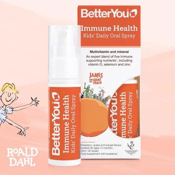 Immune Health Kids Oral Spray (25 ml), BetterYou