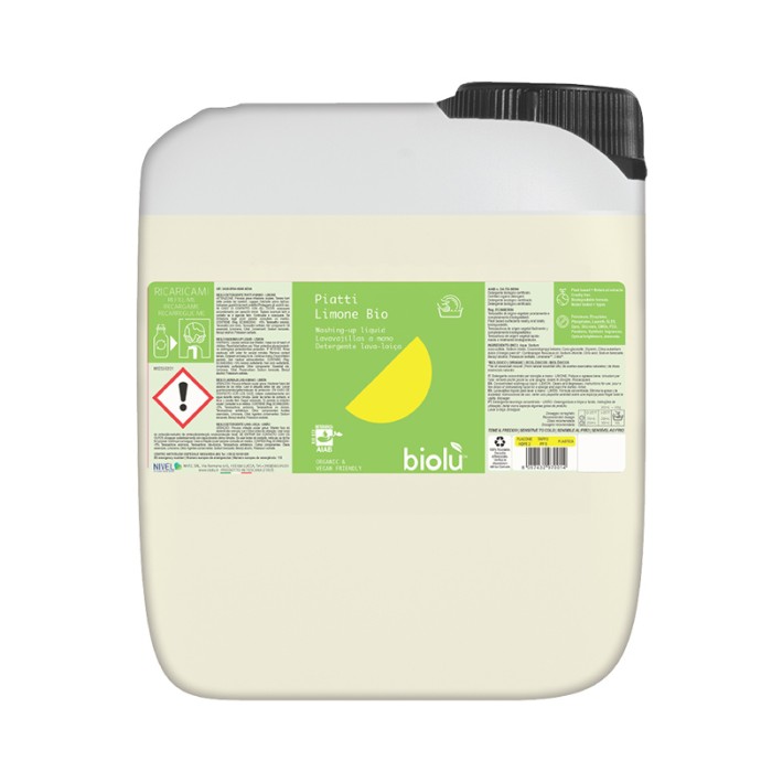 Detergent ecologic pentru spalat vase (5 litri), Biolu