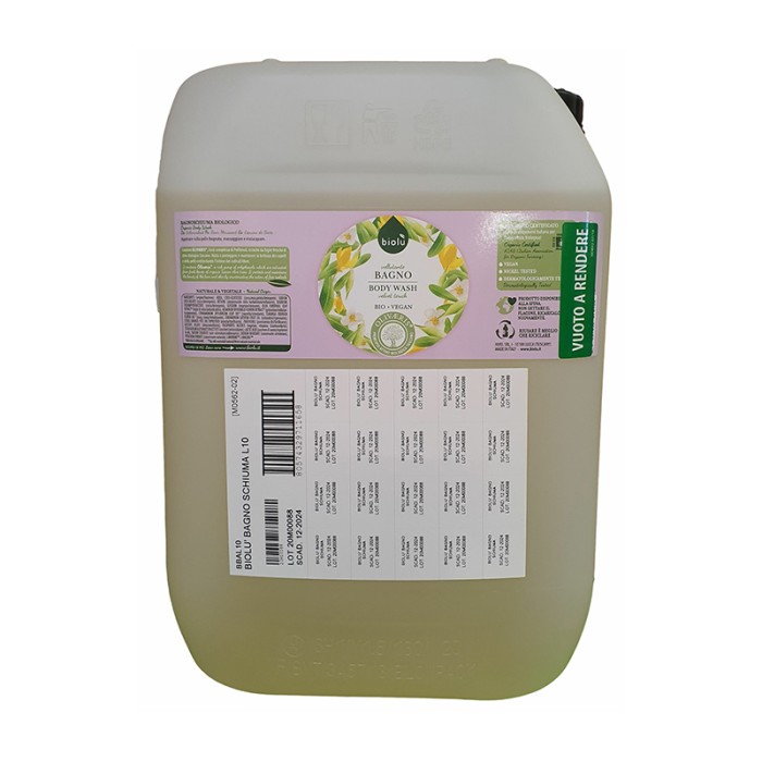 Gel de dus ecologic cu ylang ylang si vitamina E (10 litri), Biolu
