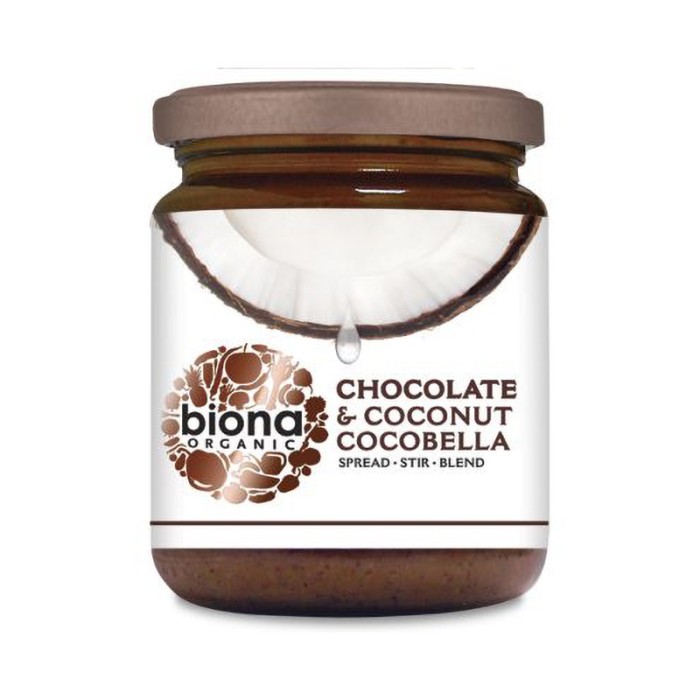 Unt de cocos cu ciocolata CocoBella bio (250 grame), Biona