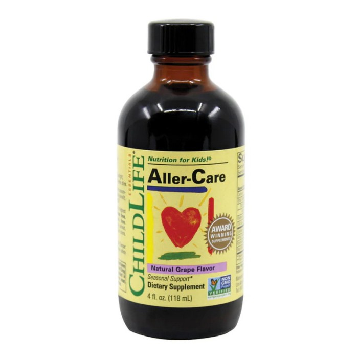 Aller-Care 118,5ml (gust struguri), ChildLife Essentials