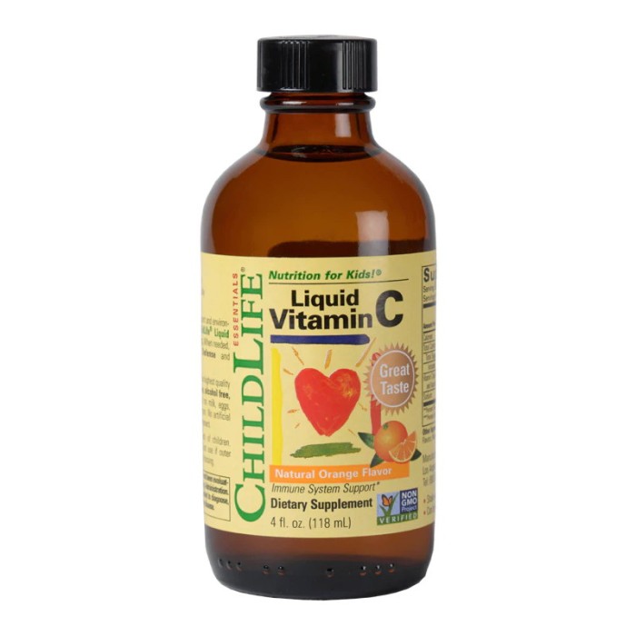 Vitamin C copii 250mg (118.5ml), ChildLife Essentials