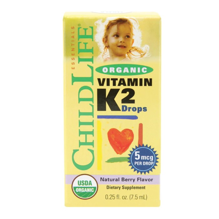 Vitamin K2 (copii) 15 mcg (12 ml), ChildLife Essentials