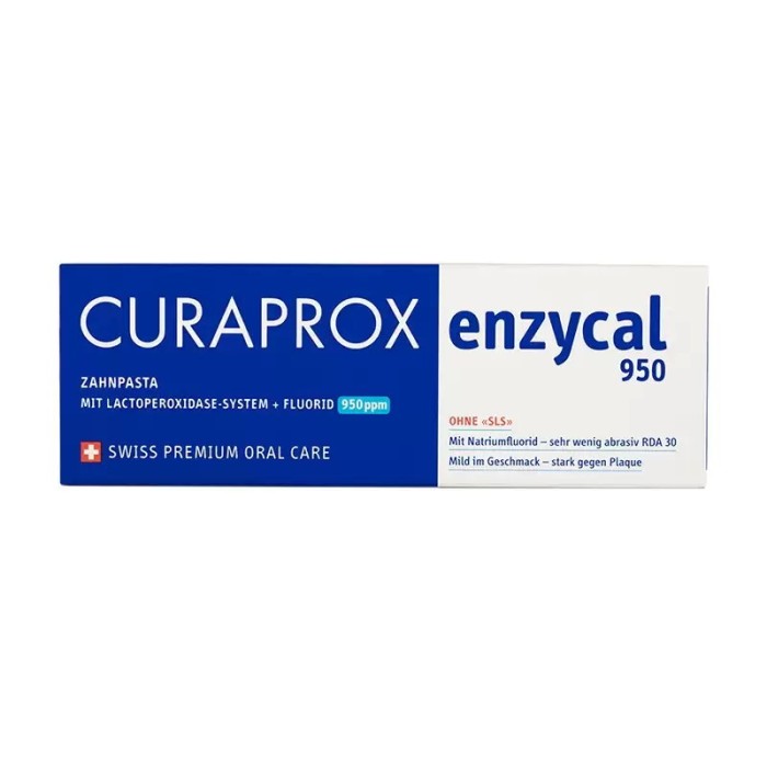 Pasta de dinti Enzycal 950 pp cu enzime si fluor, Curaprox