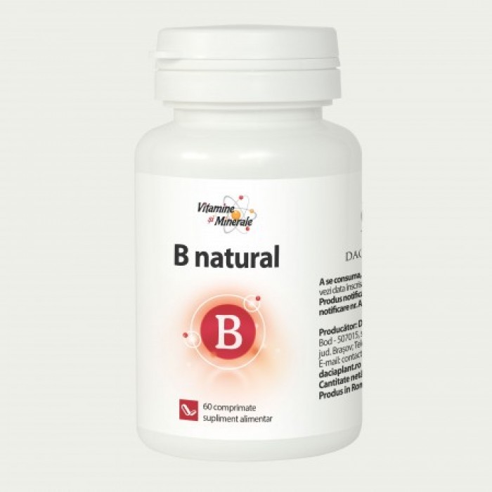 B Natural (60 comprimate), Dacia Plant