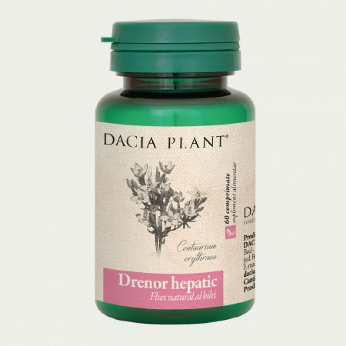 Drenor hepatic (60 comprimate), Dacia Plant