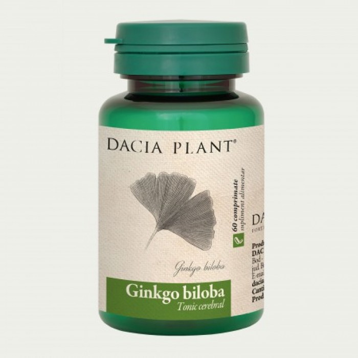 Ginkgo biloba (60 comprimate), Dacia Plant