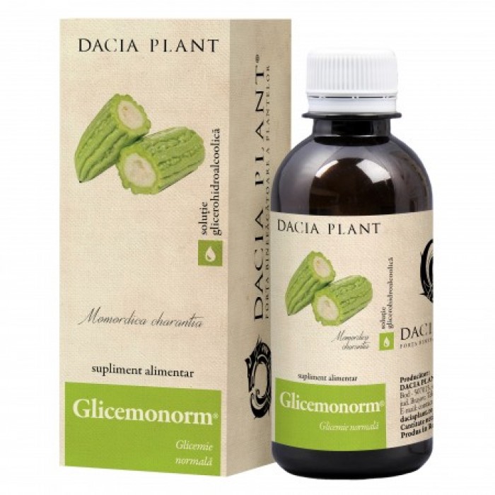 Glicemonorm tinctura (200 ml), Dacia Plant
