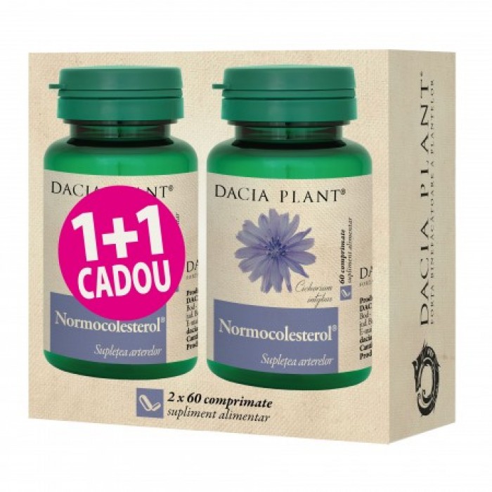 Promo Normocolesterol (60 comprimate) 1+1 Cadou, Dacia Plant
