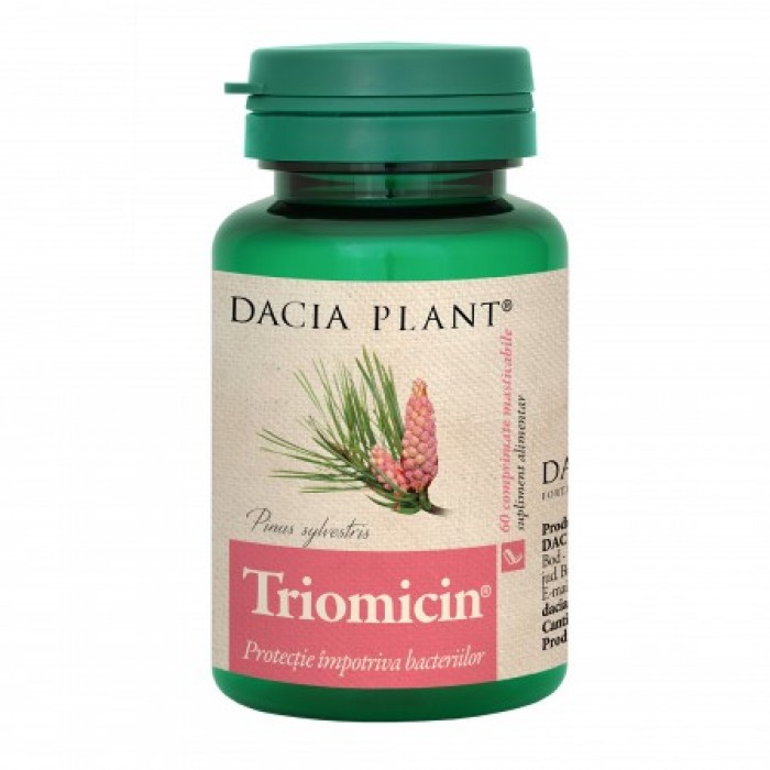 Triomicin (60 comprimate masticabile), Dacia Plant