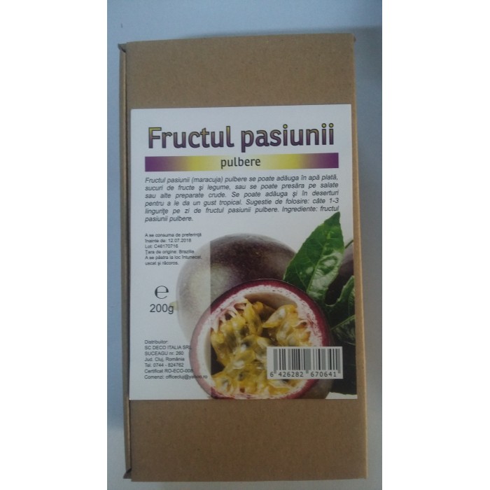 Fructul pasiunii pulbere (200 grame)