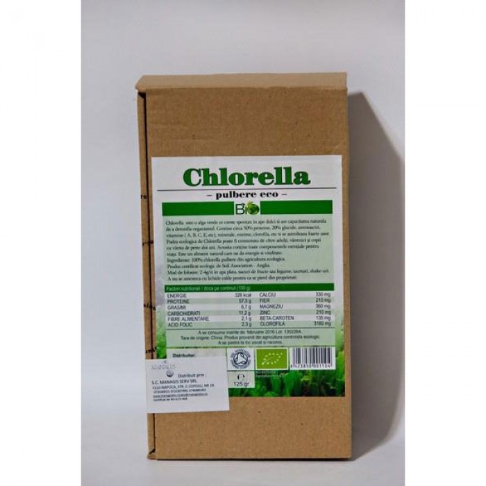 Chlorella pulbere (190 grame)