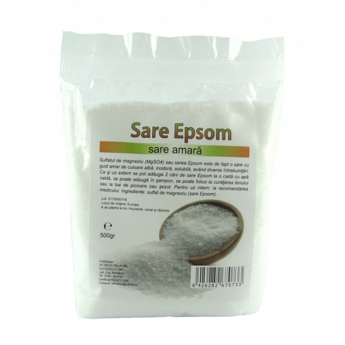 Sare Epsom (sare amara) (500 grame)