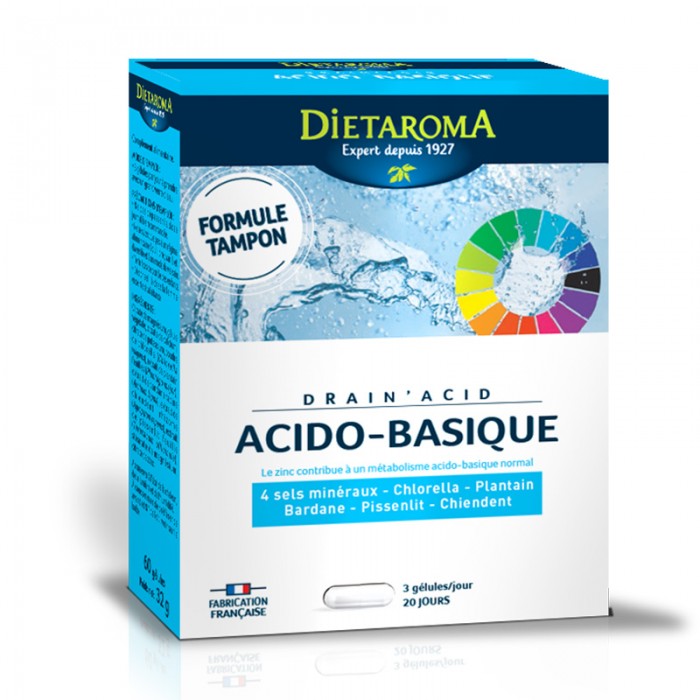 Drain Acid Acido-Basique (60 comprimate), Dietaroma