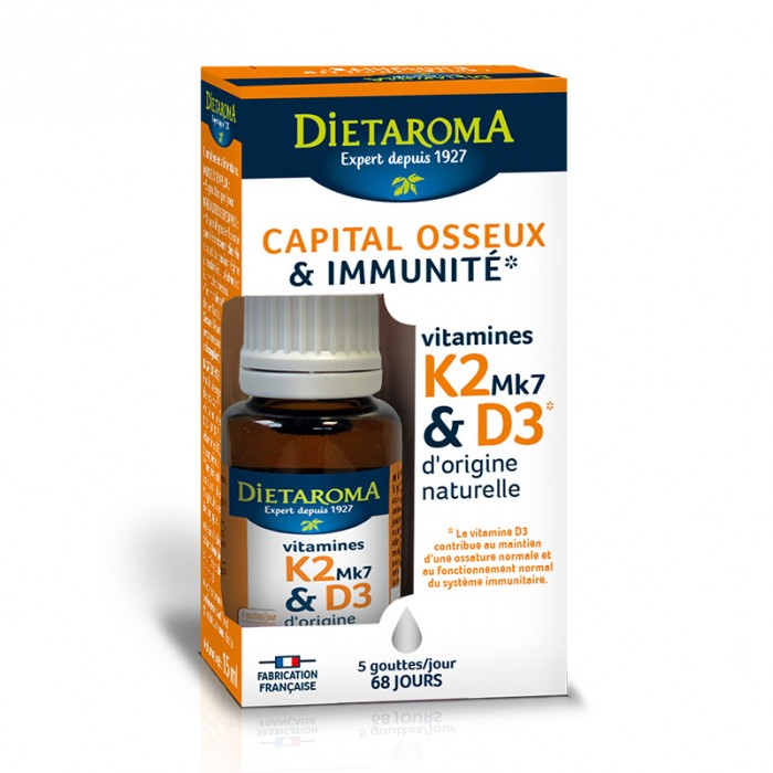 Vitamina K2 & D3 (15 ml), Dietaroma