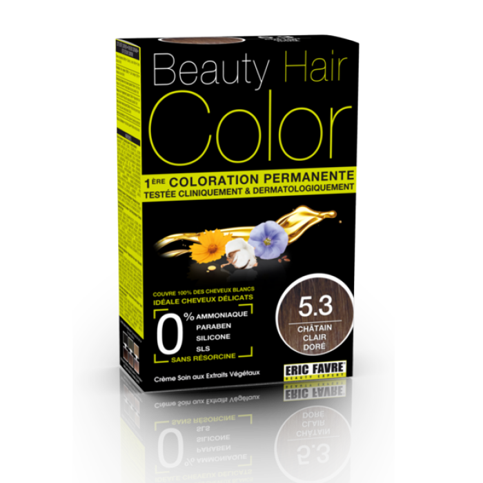 Beauty Hair - Vopsea de par 5.3 Saten Auriu Deschis, Eric Favre