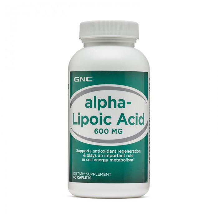 Acid Alfa Lipoic 600 mg (60 capsule), GNC