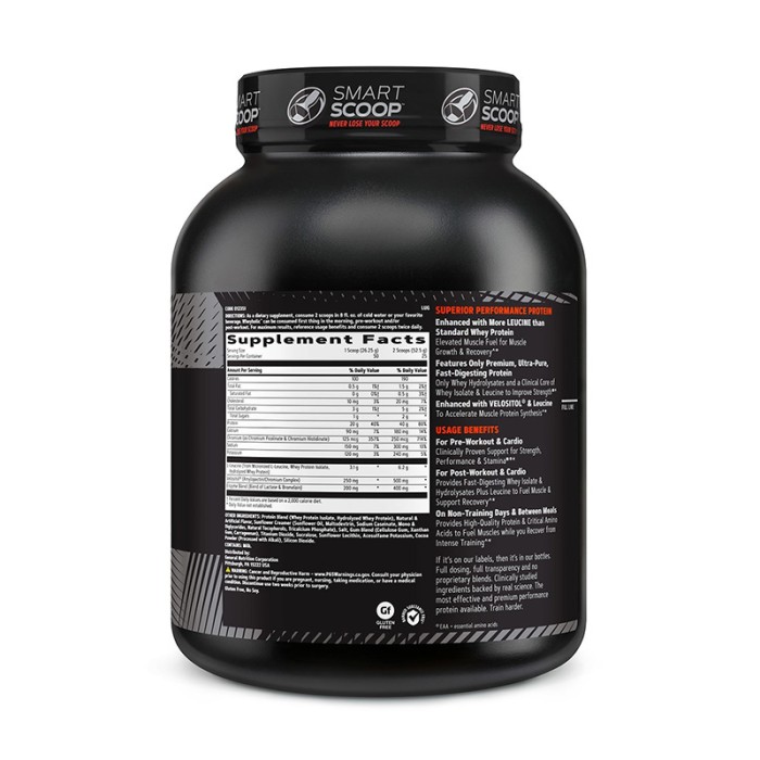 AMP Wheybolic Proteina cu aroma de caramel sarat (1537.50 grame), GNC