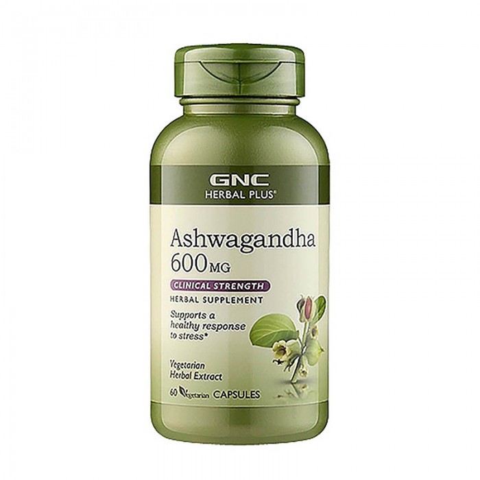 Ashwagandha 600 mg (60 capsule), GNC Herbal Plus