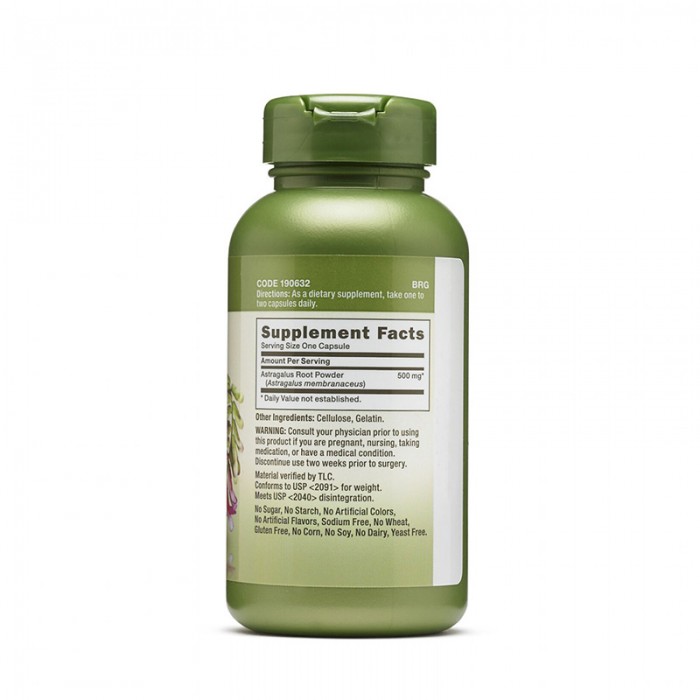 Astragalus 500 mg (100 capsule), GNC Herbal Plus