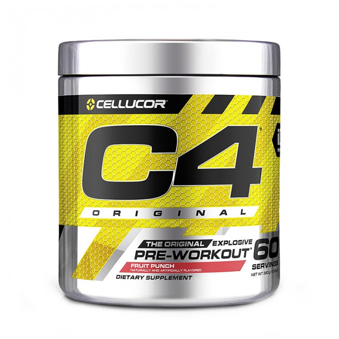 Cellucor C4 Original Formula pre-workout cu aroma de punch de fructe (360 grame), GNC