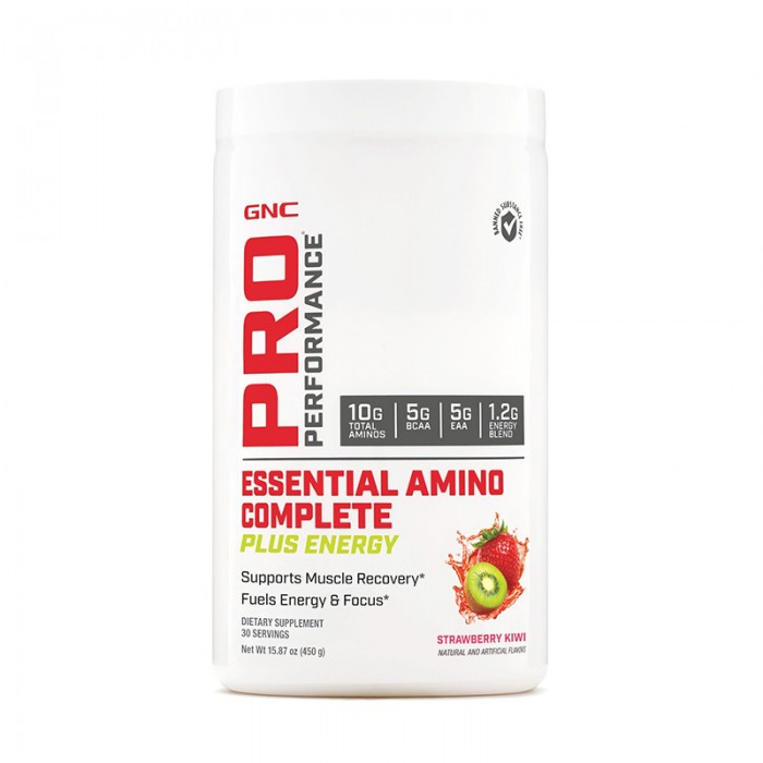 Essential Amino Complete Aminoacizi cu aroma de capsuni si kiwi (450 grame), GNC Pro Performance