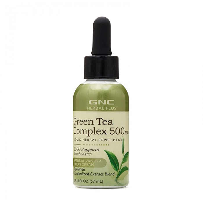 Complex de ceai verde lichid 500 mg (57 ml), GNC Herbal Plus