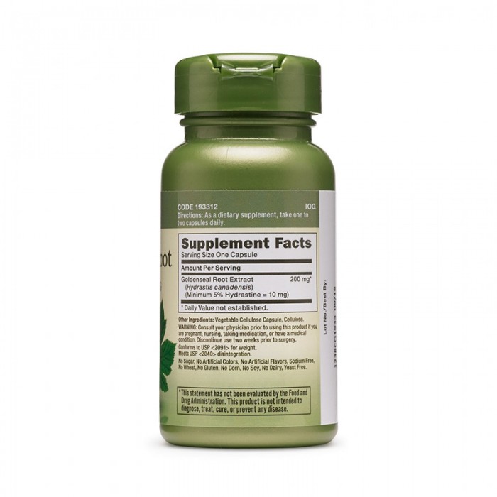 Extract standardizat de gentiana 200 mg (50 capsule), GNC Herbal Plus