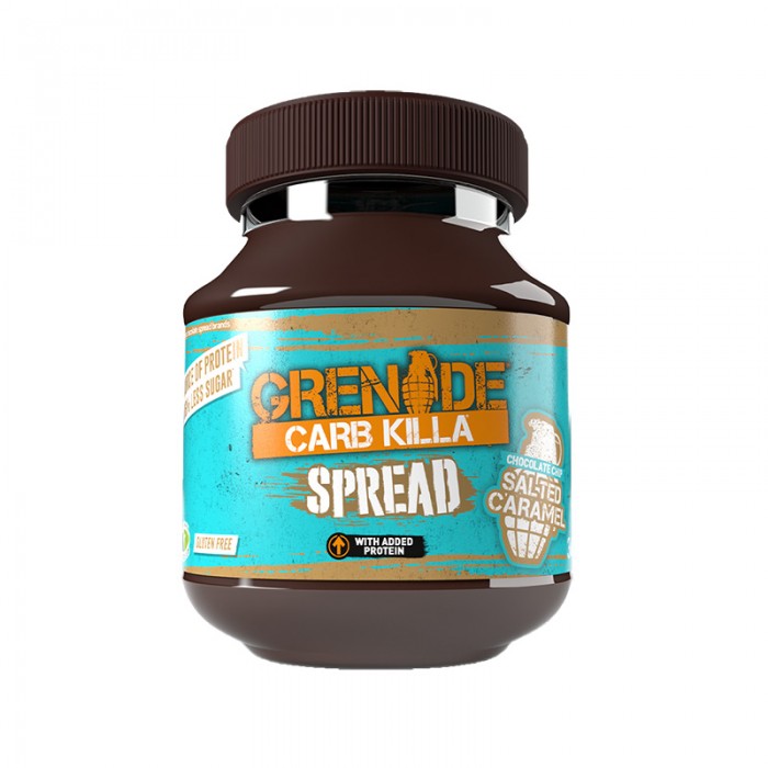 Grenade Carb Killa Crema proteica tartinabila cu aroma de caramel sarat (360 grame), GNC