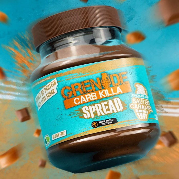 Grenade Carb Killa Crema proteica tartinabila cu aroma de caramel sarat (360 grame), GNC