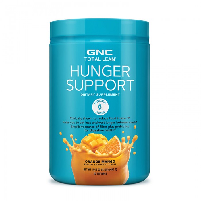 Hunger Support cu aroma de portocale si mango (495 grame), GNC Total Lean