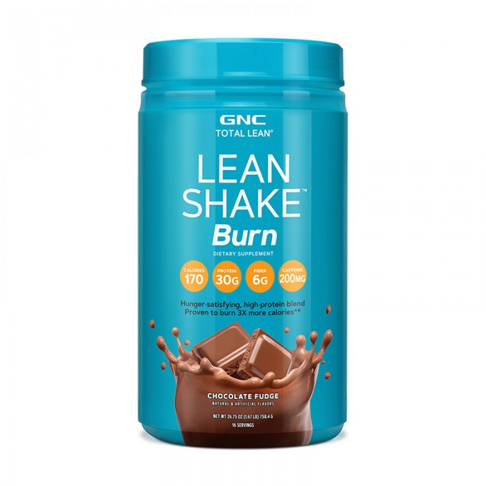 Lean Shake Burn cu aroma de ciocolata (758.4 grame), GNC Total Lean
