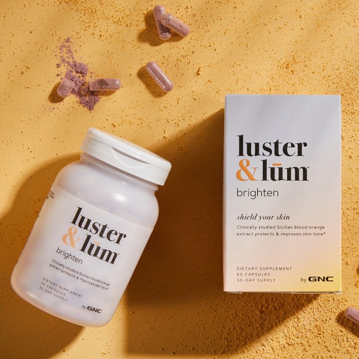 Luster & Lum Formula pentru sanatatea pielii (60 capsule), GNC