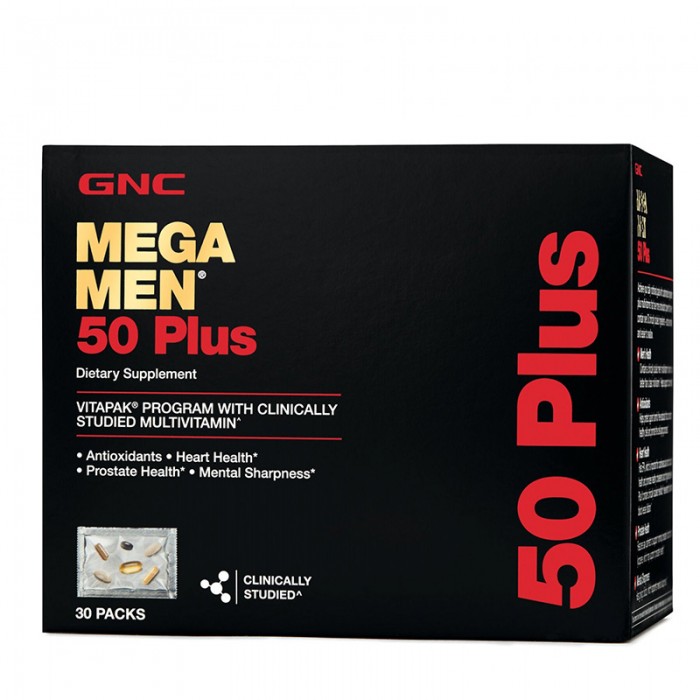 Mega Men 50 Plus Vitapak - Program complet (30 pachete), GNC
