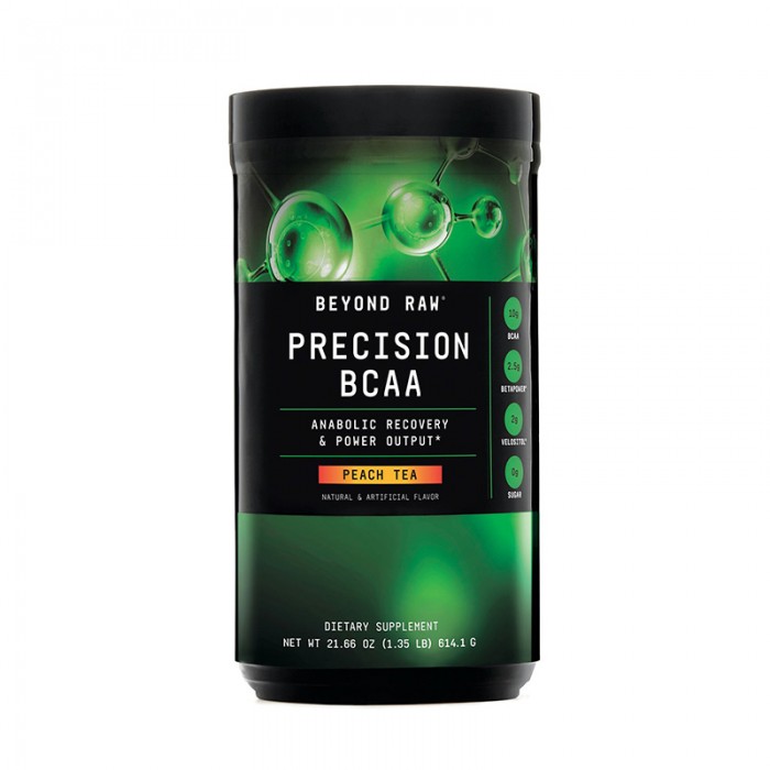 Precision BCAA Aminoacizi cu aroma de ceai de piersici (614.1 grame), GNC Beyond Raw