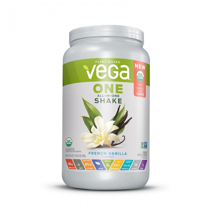 Vega One Proteina vegetala cu aroma de vanilie (689 grame), GNC
