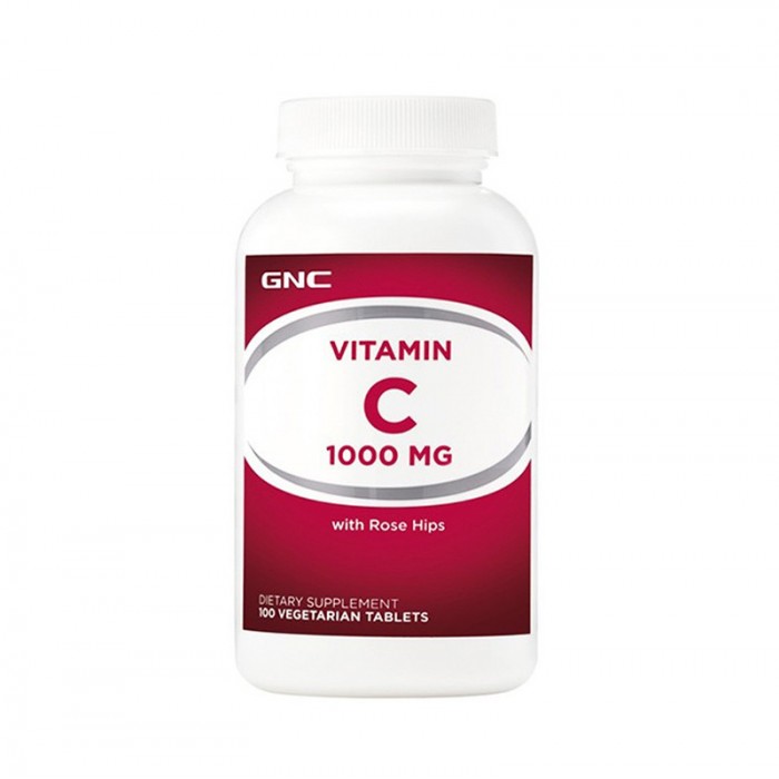 Vitamina C 1000 mg cu macese (100 tablete), GNC